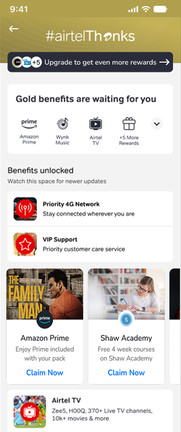 Benefit flow — screen 2
