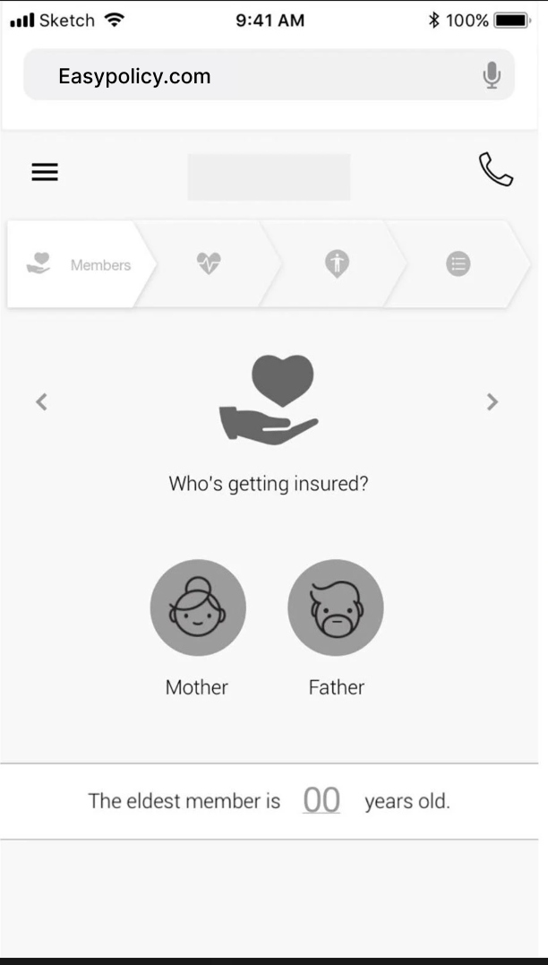 Wireframe 3: Location & Premium Context