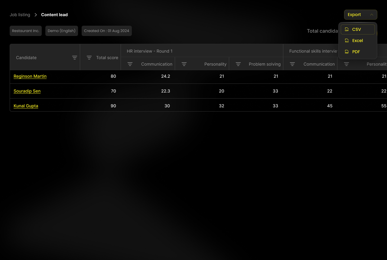 Recruiter Screen 6