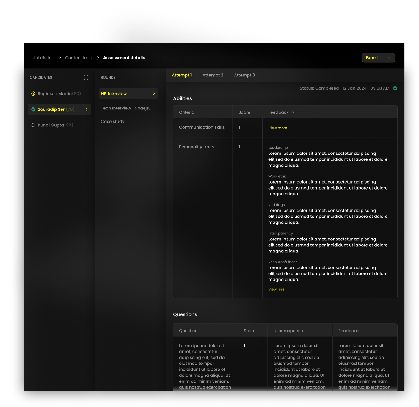 Recruiter Screen 7