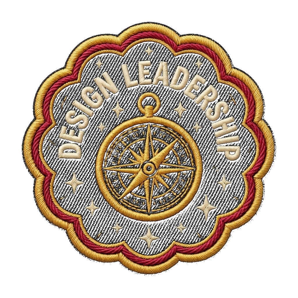 Design Leadership Embroidered Badge